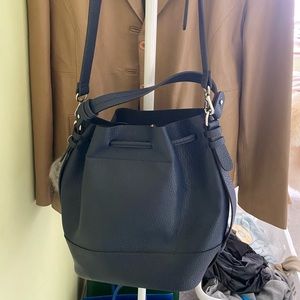 Zara Blue Bucket Bag